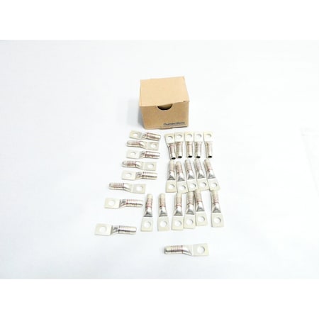 Abb PRESSURE TERMINAL CONNECTOR 3/8IN BOLT WIRE SPLICE KIT & HEAT SHRINK TUBING 54443